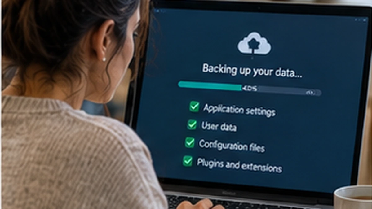 How to Back Up Software Settings and Data Before an Upgrade